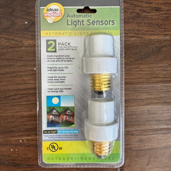 Auto Light Sensors 2PK - Dusk to Dawn - Picture 1 of 1